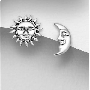 925 Sun and Moon Earrings